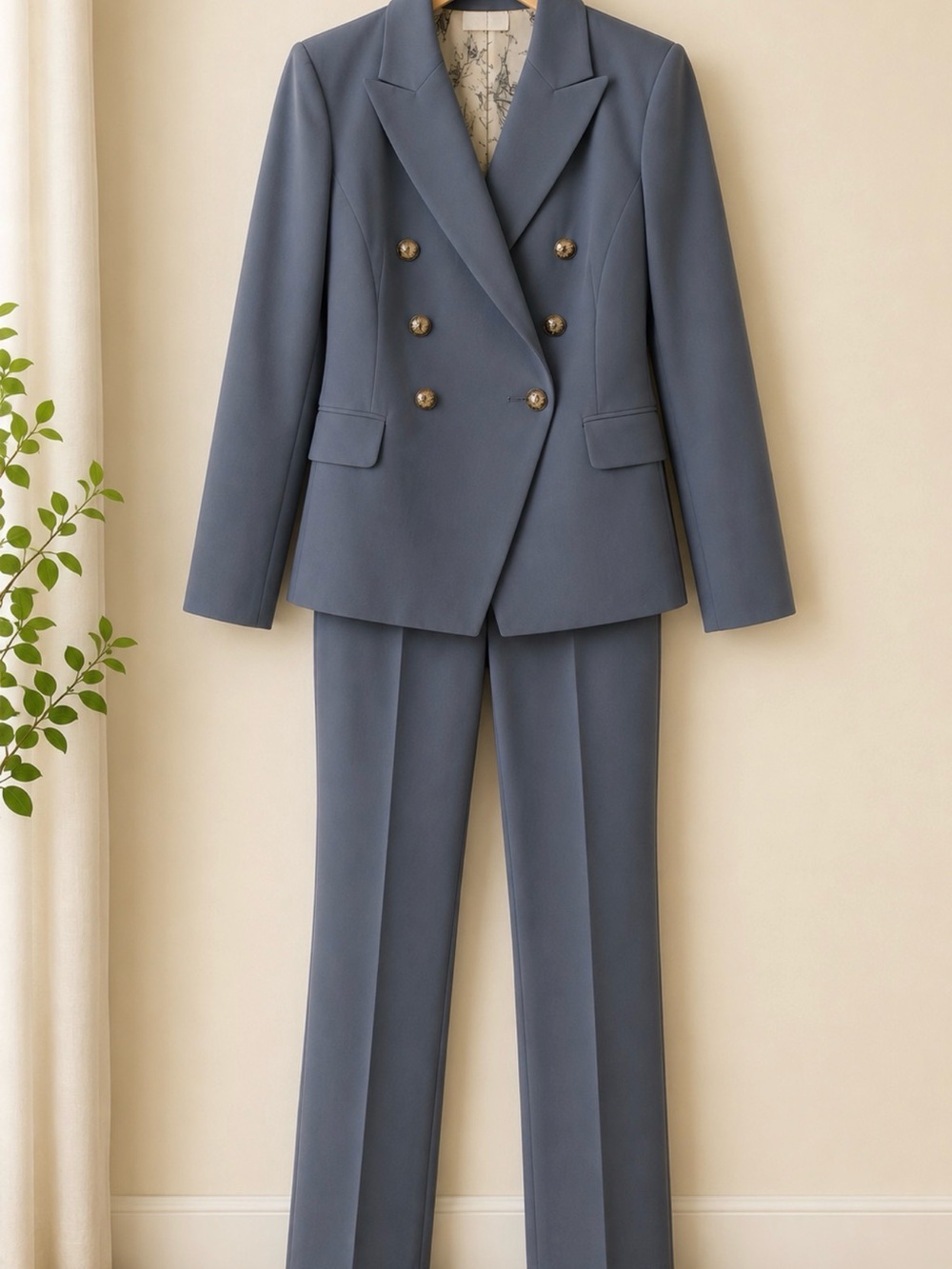 White House Black Market Slate Blue Women's Blazer